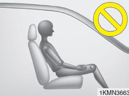 - Never sit with hips shifted towards the front of the seat.