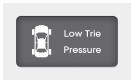 It displays the corresponding tire that is low with pressure. For details, refer