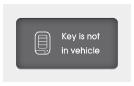 If the smart key is not in the vehicle and if any door is opened or closed with