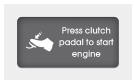 If the ENGINE START /STOP button turns to the ACC position twice by pressing