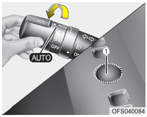 Auto light position