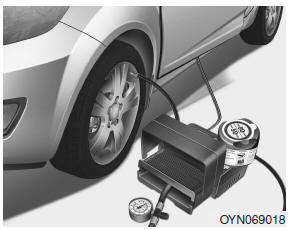 6. Ensure that the compressor is switched off, position 0. 7. Connect between