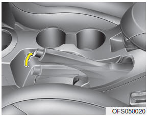 Checking the parking brake