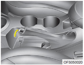 Applying the parking brake